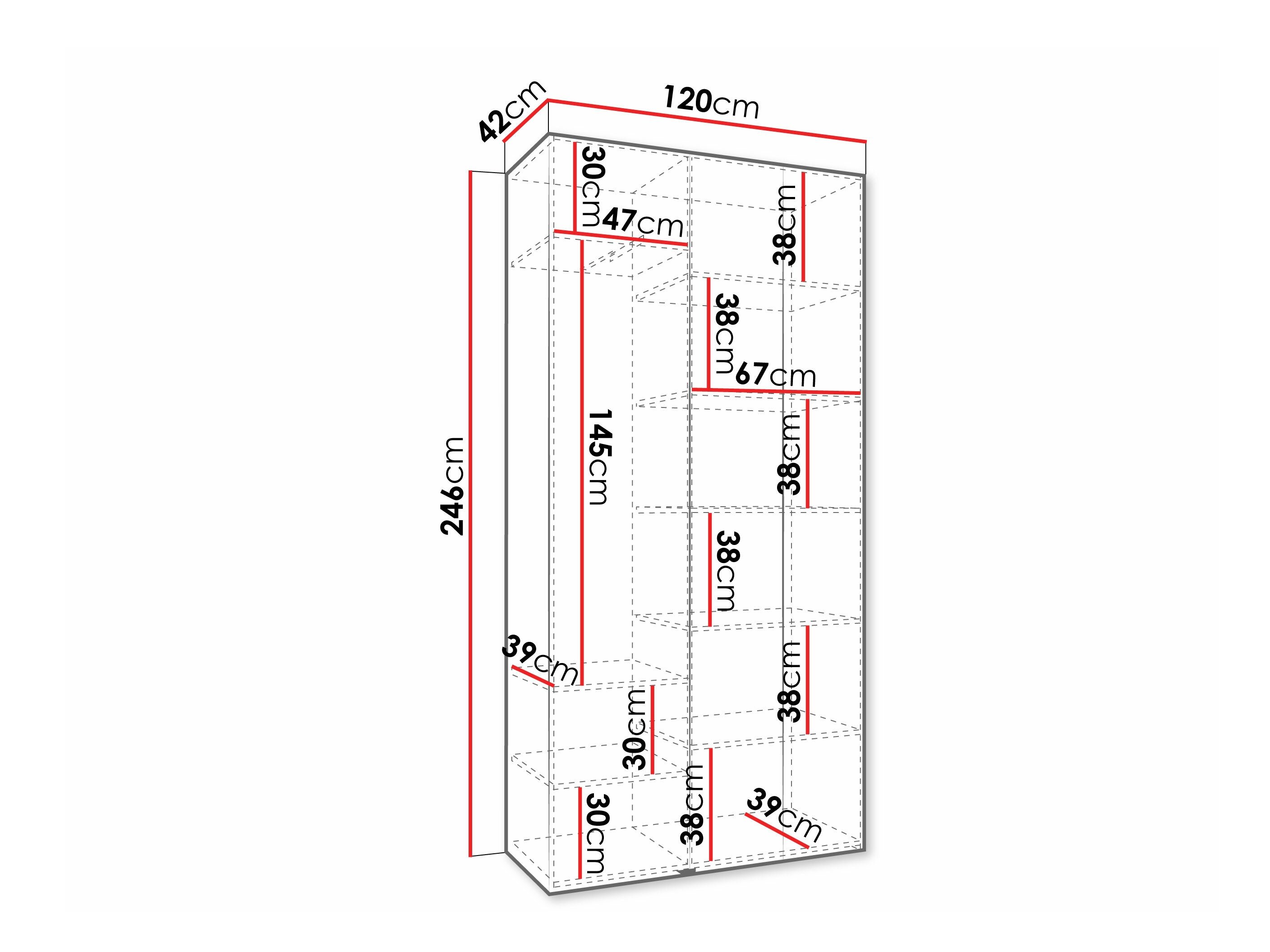 Armoire Hartford 573 (Blanc)