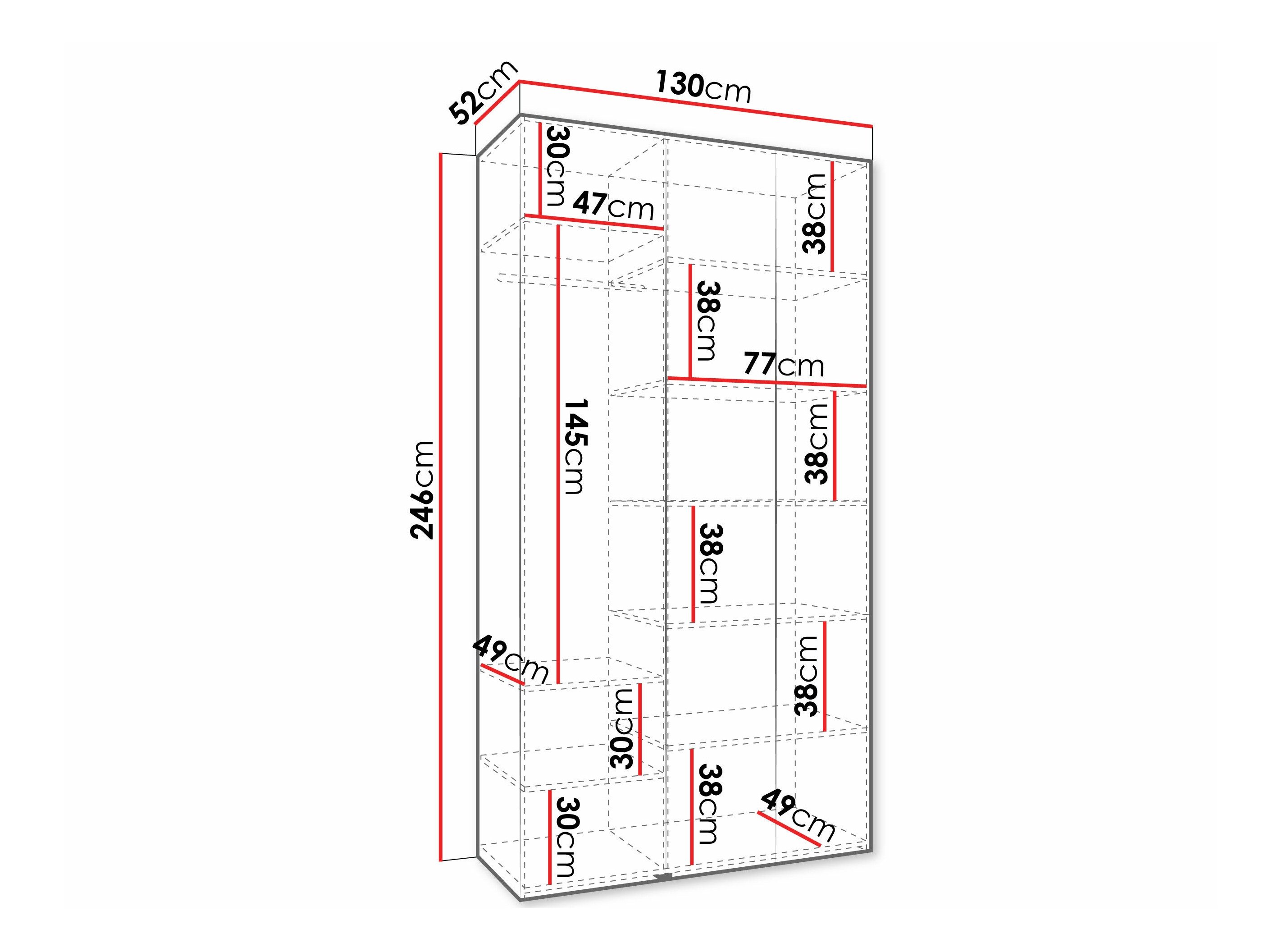 Armoire Hartford 573 (Blanc)