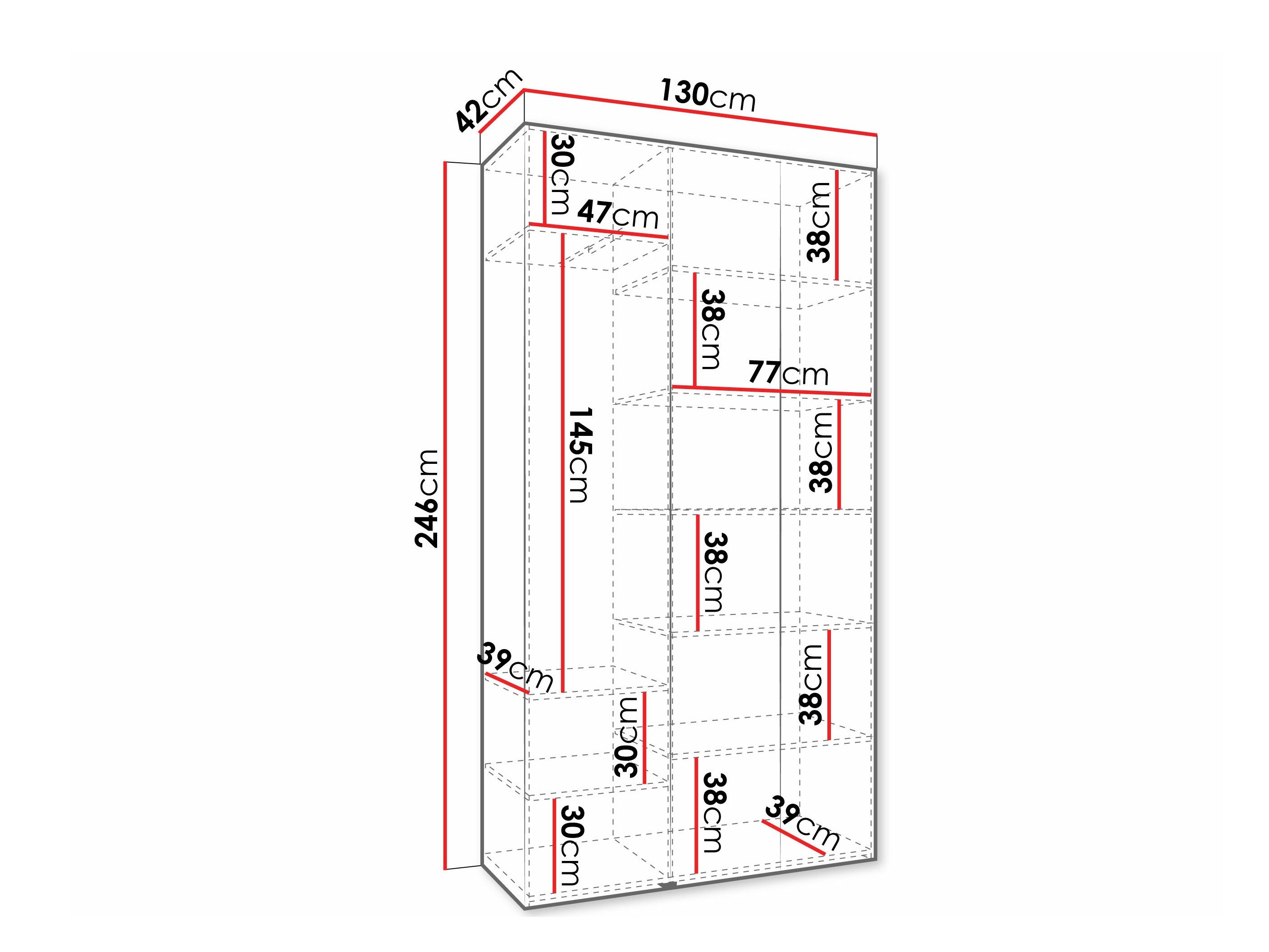Armoire Hartford 573 (Blanc)
