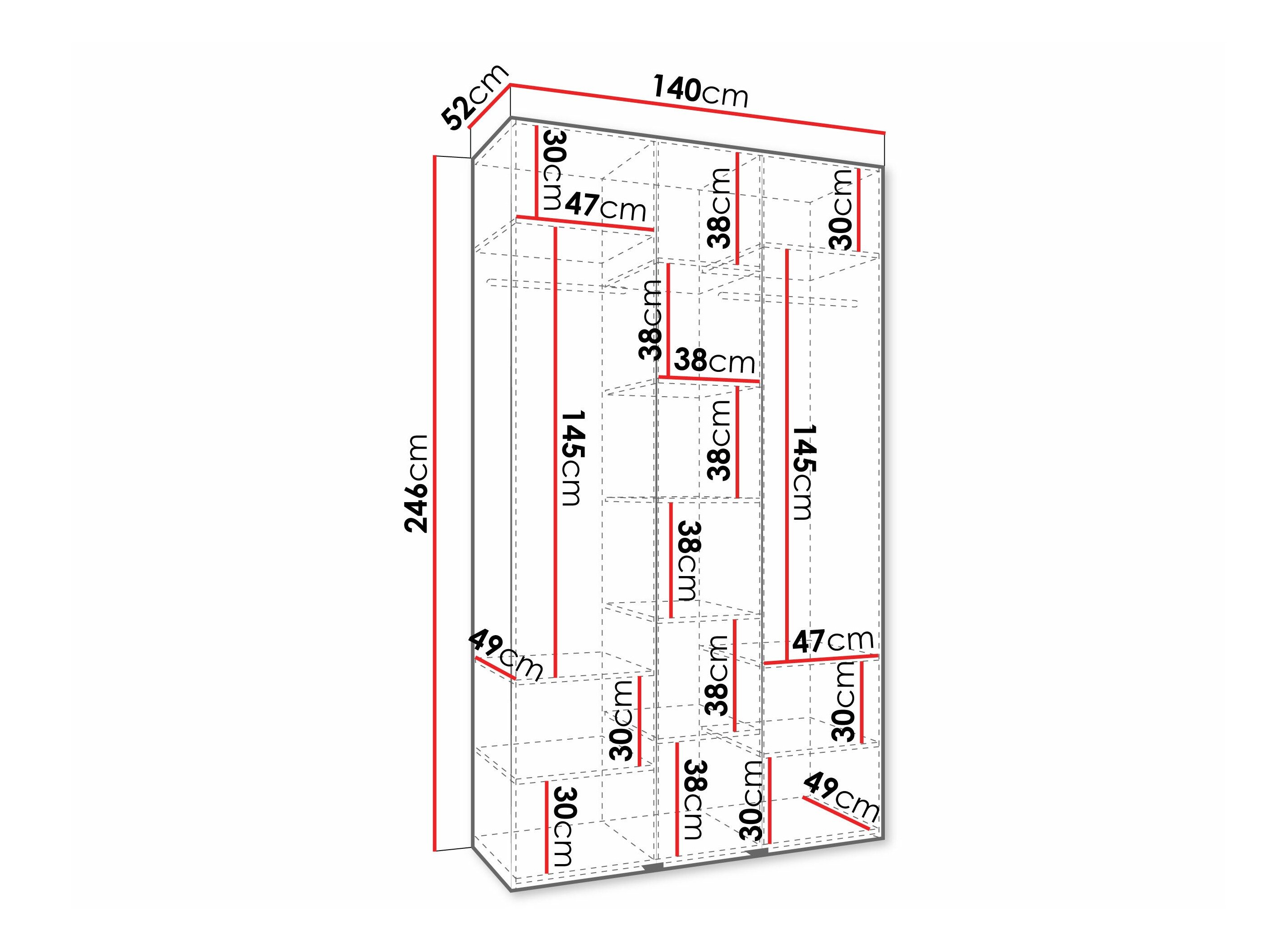 Armoire Hartford 573 (Blanc)