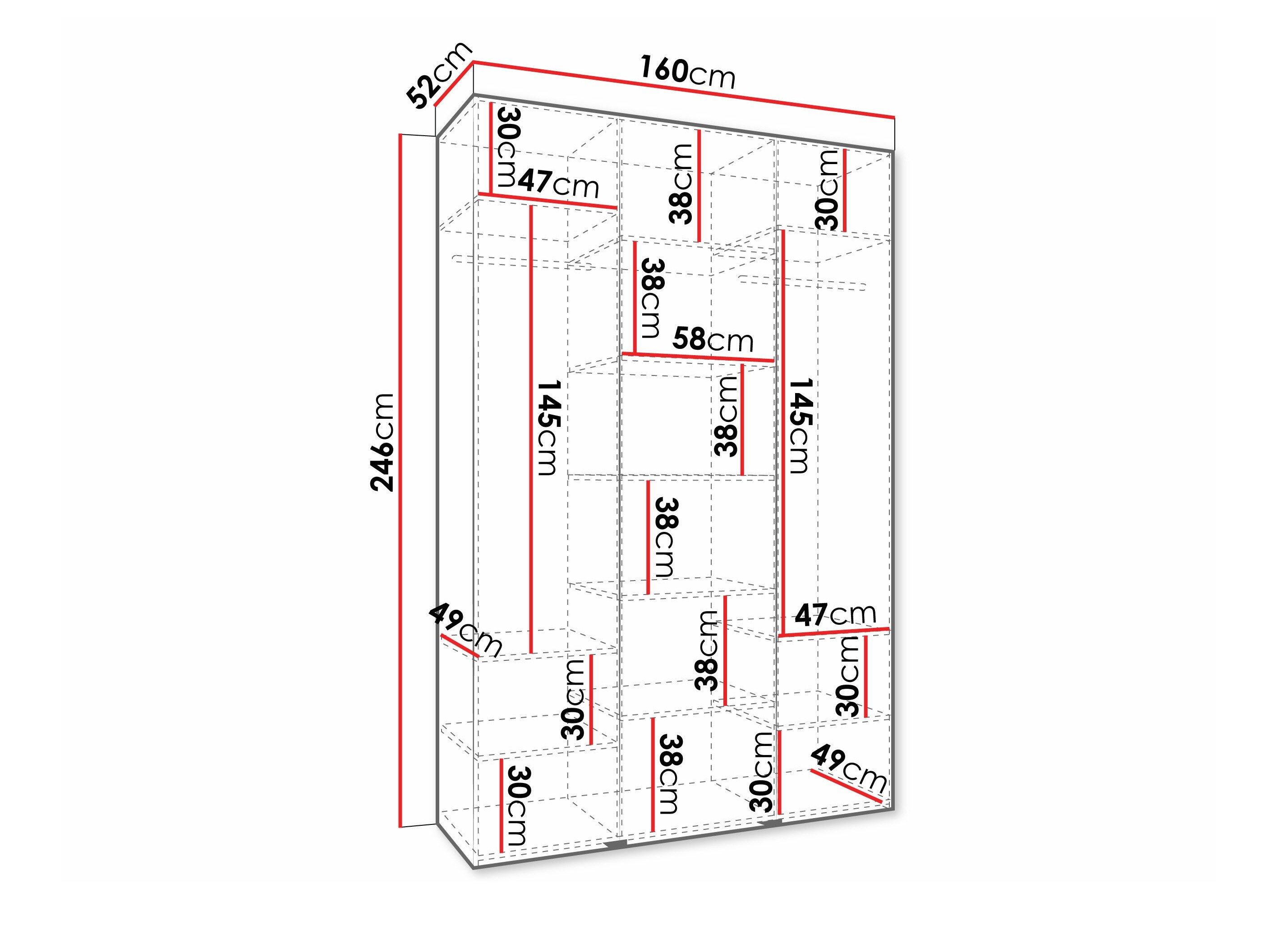 Armoire Hartford 573 (Blanc)