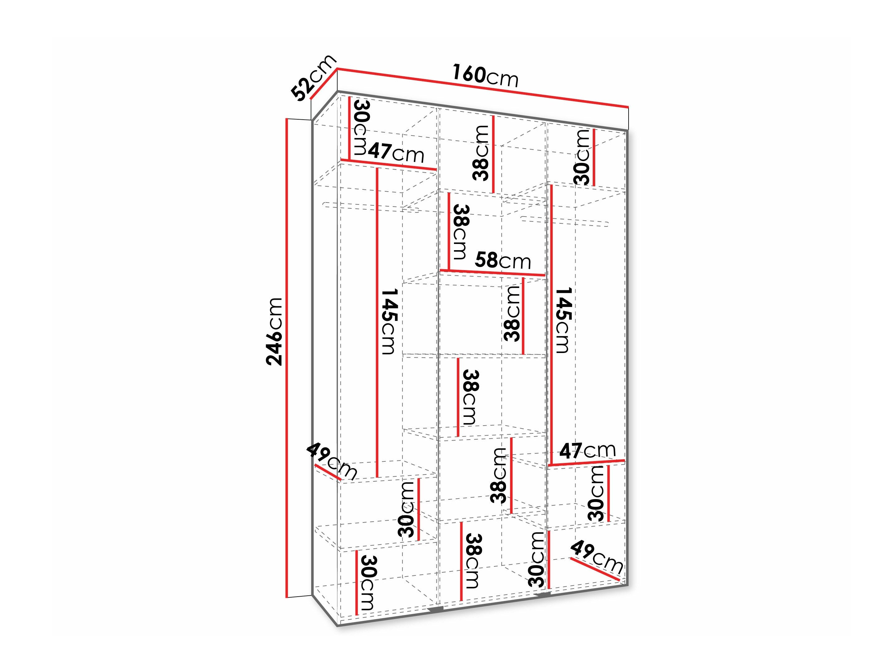 Armoire Hartford 573 (Blanc)