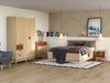 Armoire Fertalu 100 (Chêne + Orange)
