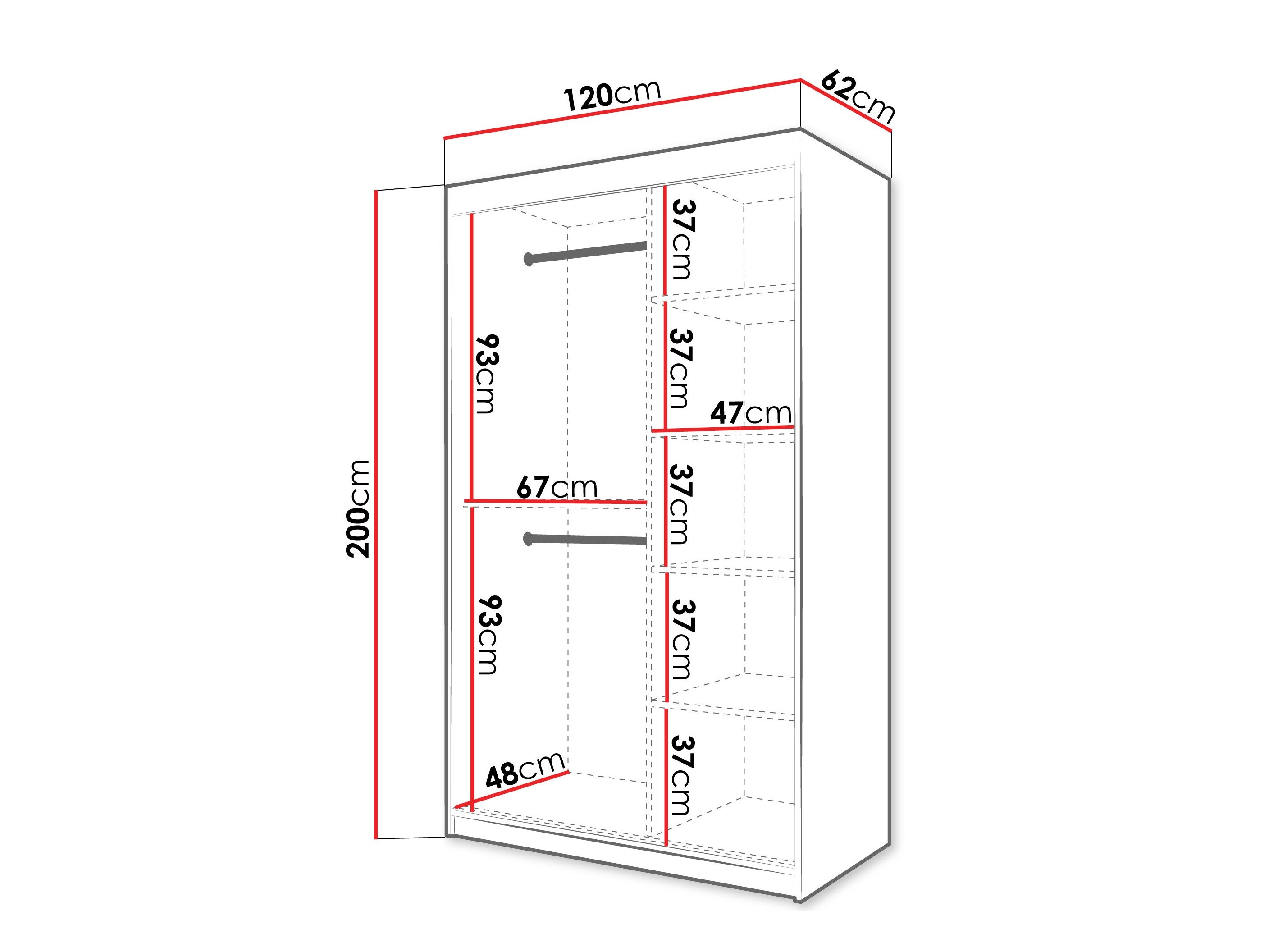 Armoire Hartford 578 (Cachemire)