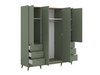 Armoire Fertalu 101 (Vert + Chêne)