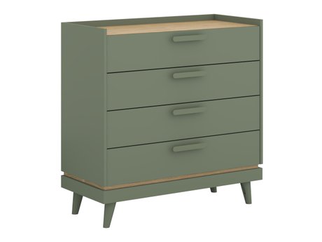 Commode Fertalu 104 (Vert + Chêne)