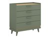 Commode Fertalu 104 (Vert + Chêne)