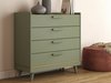 Commode Fertalu 104 (Vert + Chêne)