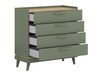 Commode Fertalu 104 (Vert + Chêne)