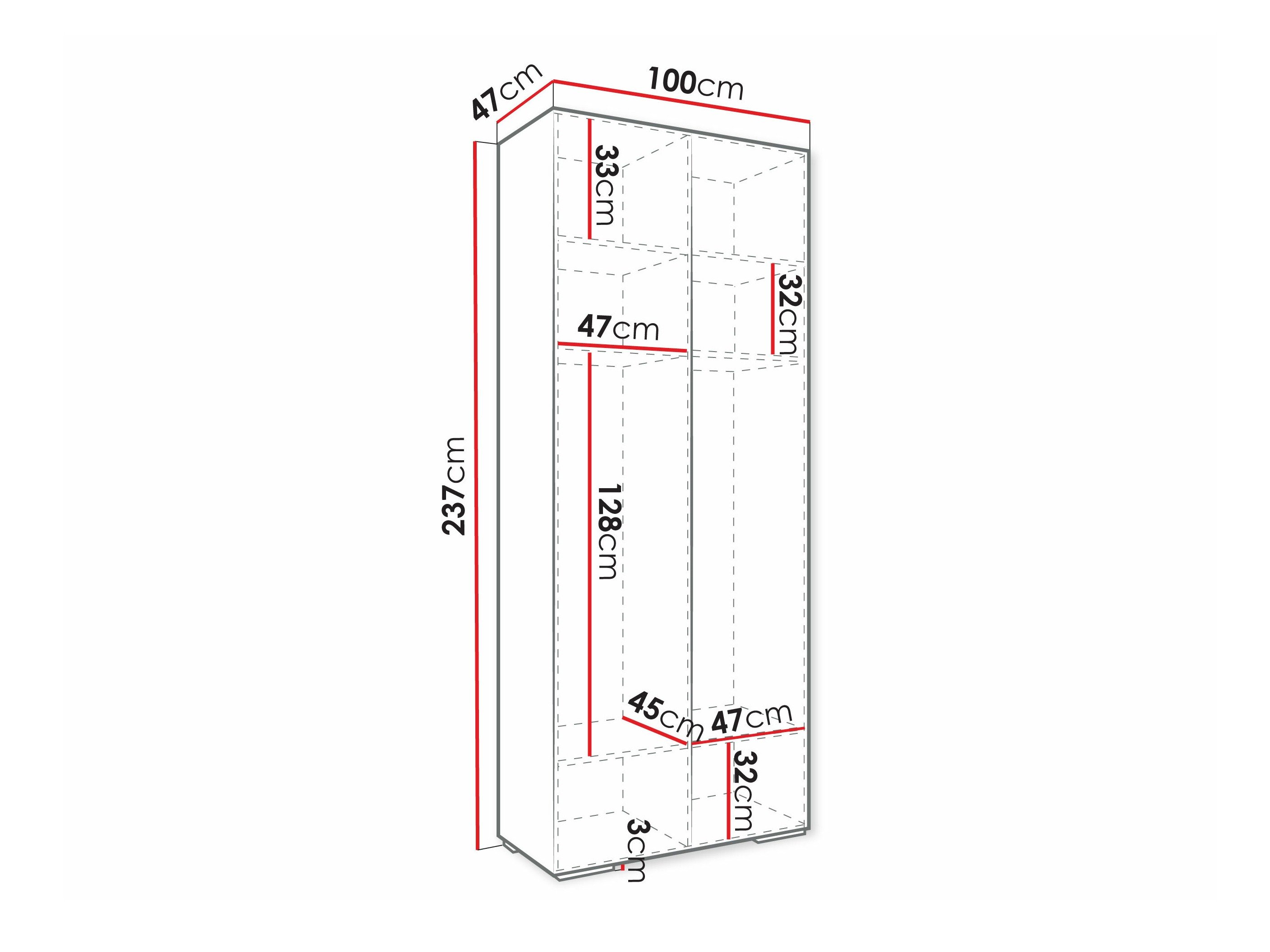 Armoire Hartford 405 (Noir)