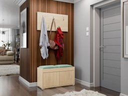 Meuble d'entrée Comfivo Fersoe 117 (Chêne)