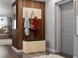 Meuble d'entrée Comfivo Fersoe 117 (Chêne)