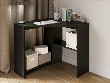 Bureau d'angle Austin 302 (Noir)