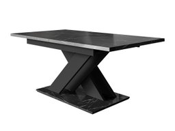 Table Goodyear 103 (Marbre noir + Noir)