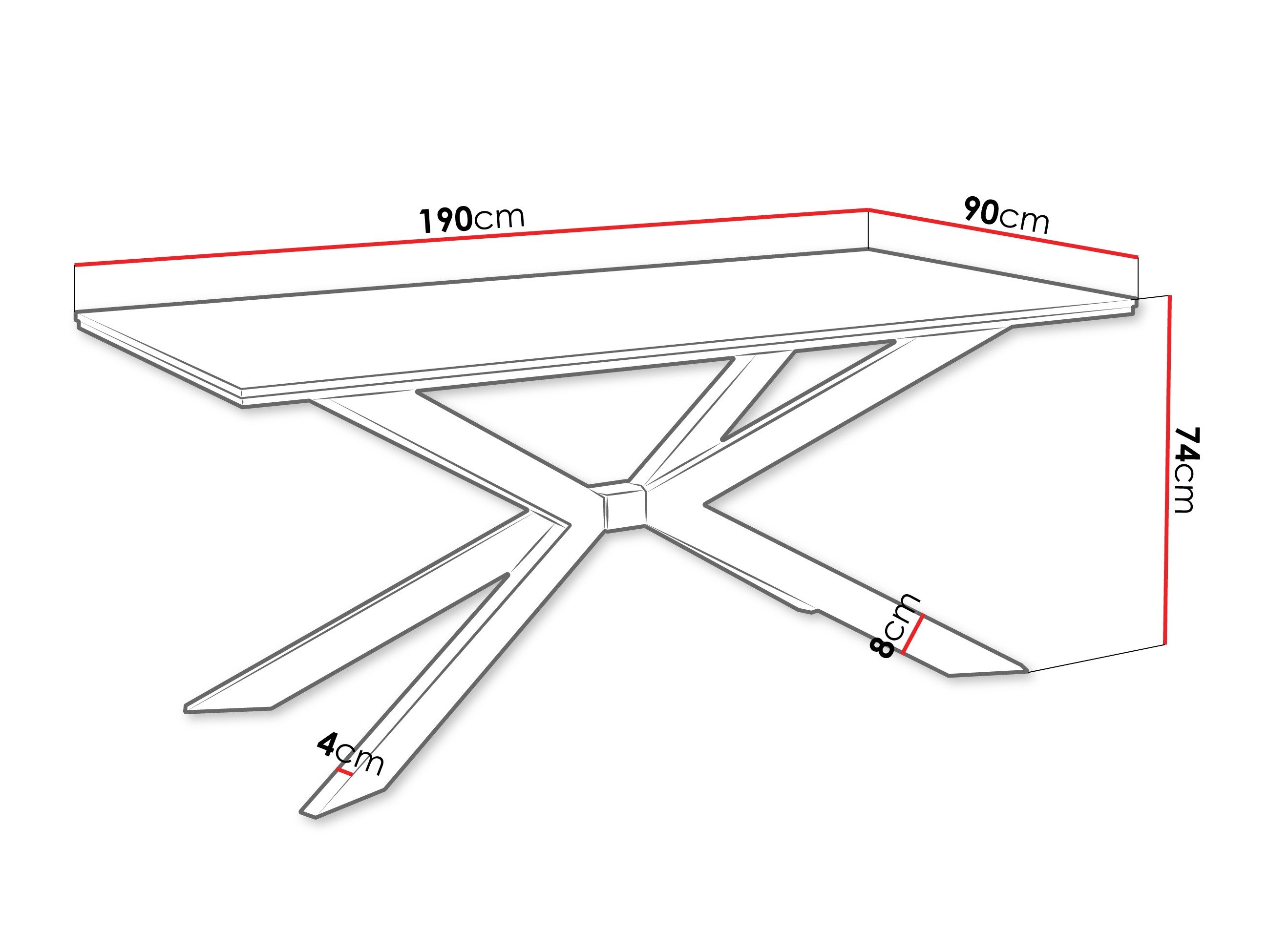 Table Goodyear 135 (Marbre noir)