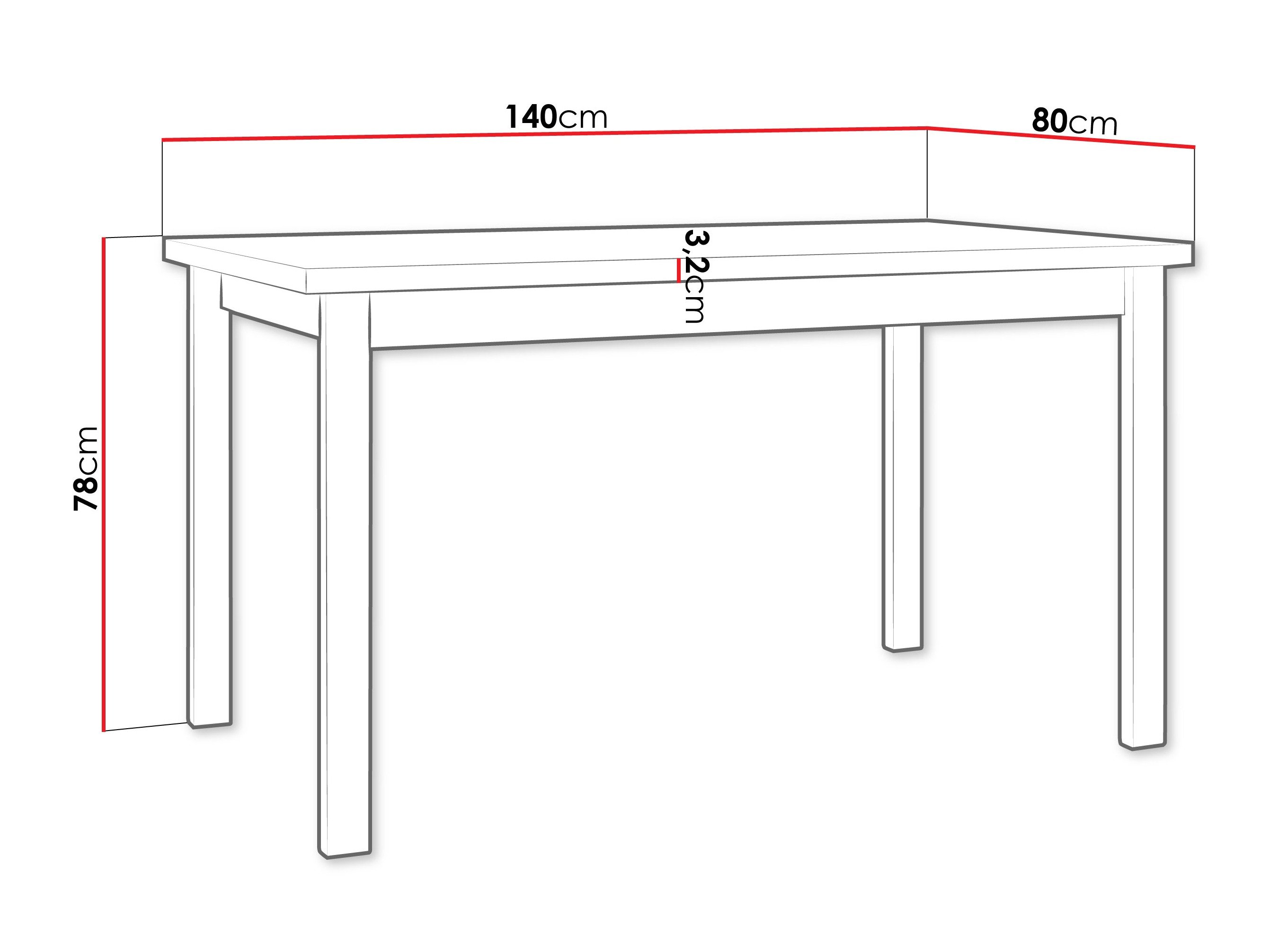 Table Victorville 377 (Chêne Artisan + Noir)