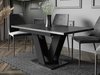 Table Goodyear 104 (Marbre noir + Noir)