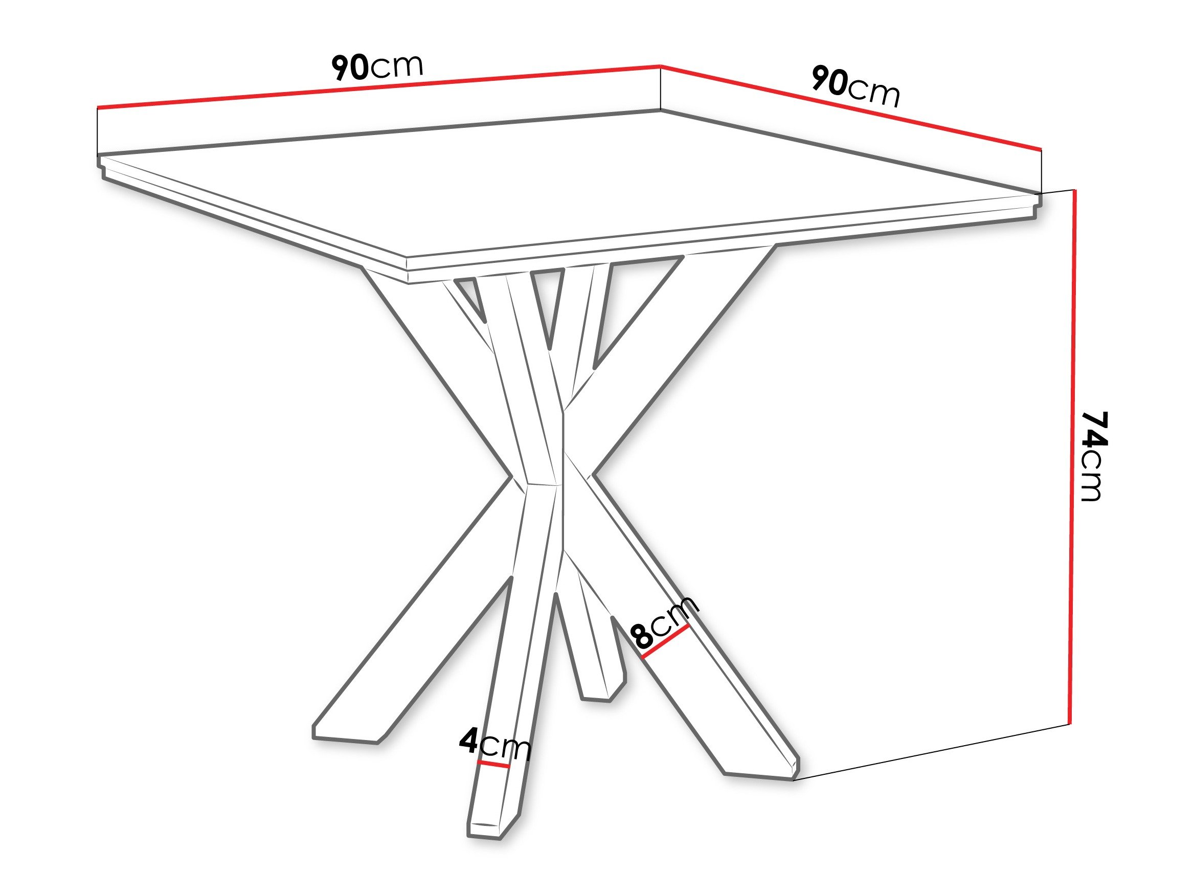 Table Goodyear 137 (Marbre noir)