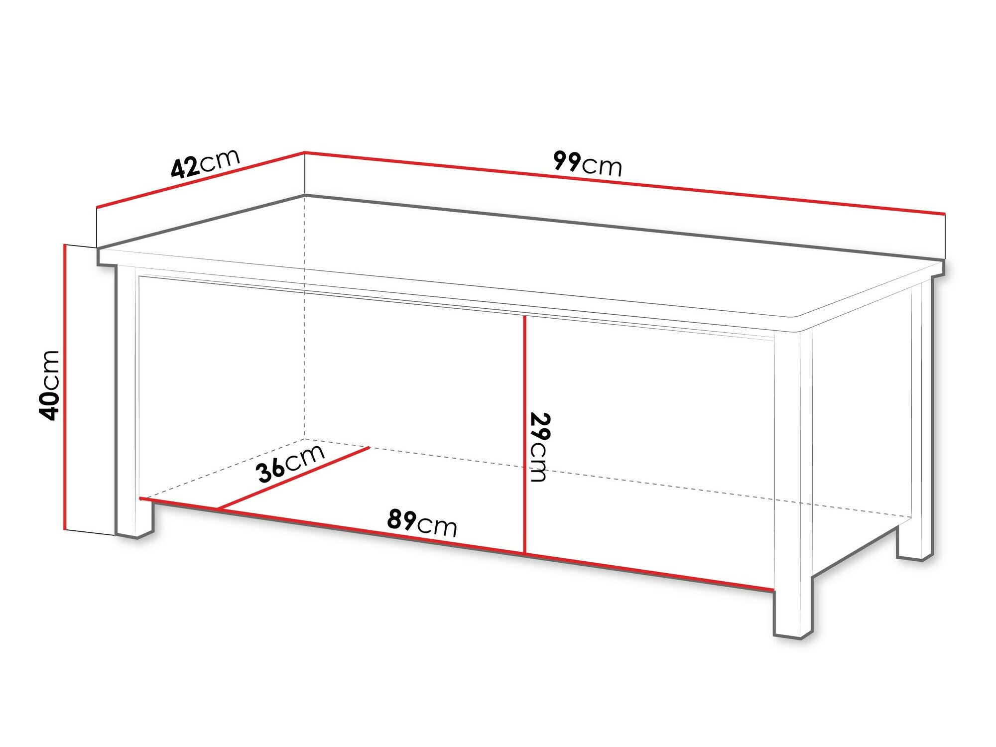 Boîte de rangement Romelbo 143 (Beige + Chêne)