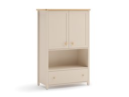 Commode Romelbo 144 (Beige + Chêne)