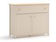 Commode Romelbo 150 (Beige + Chêne)