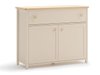 Commode Romelbo 150 (Beige + Chêne)