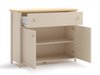 Commode Romelbo 150 (Beige + Chêne)