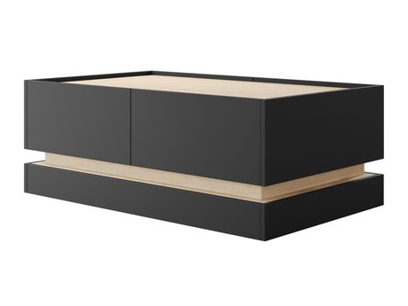 Table basse Comfivo Dalvenu 103 (Noir + Chêne)