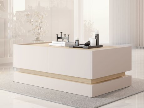 Table basse Comfivo Tilia (Cachemire + Chêne)