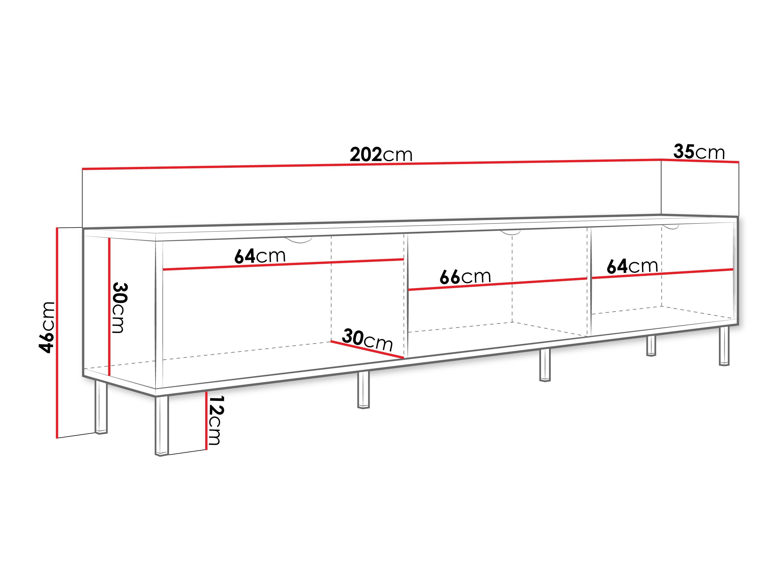 Meuble TV Comfivo Elblare 102
