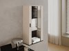 Armoire murale Tornola 103 (Cachemire + Noir)