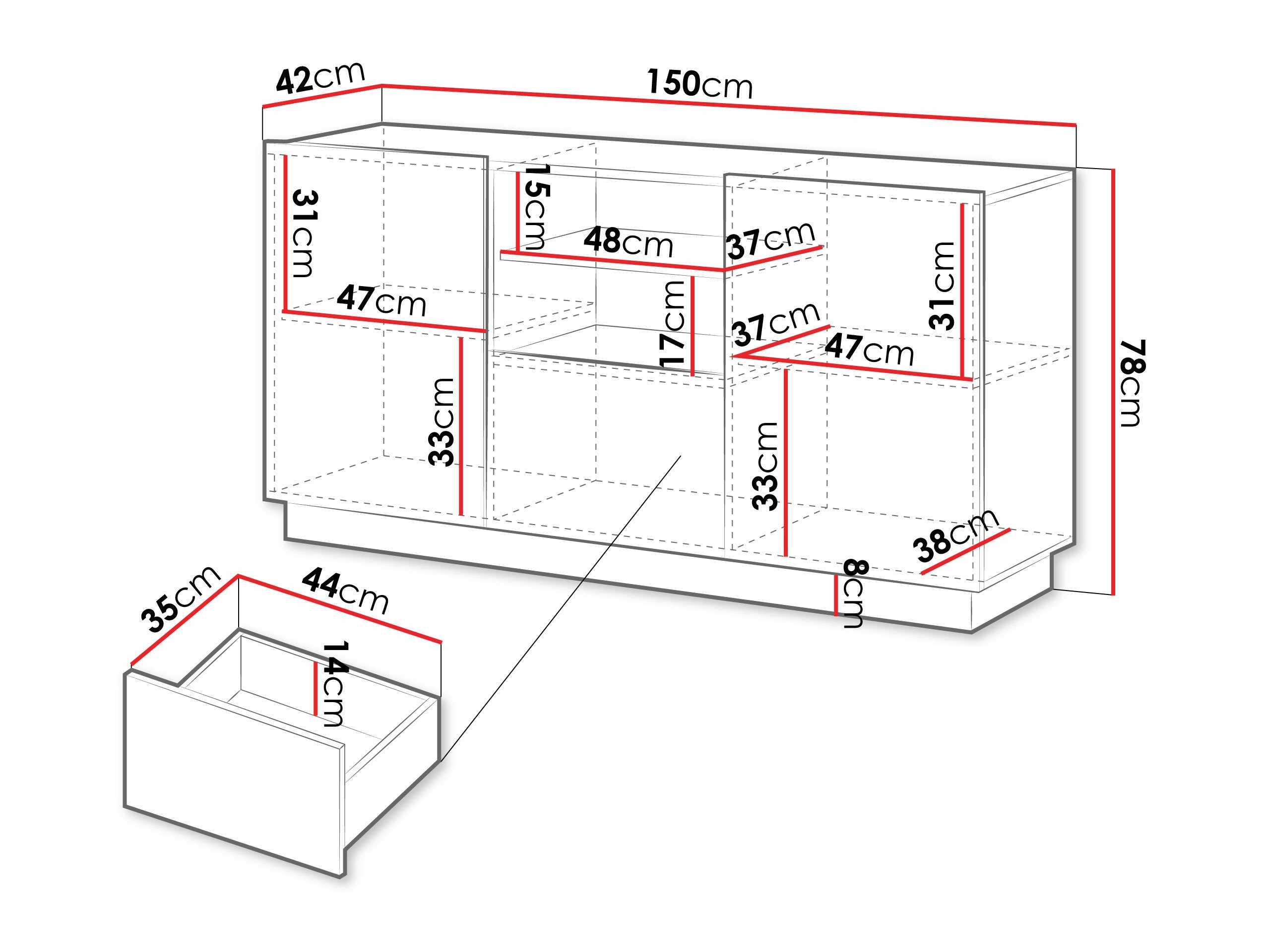 Commode Lingua (Cachemire)