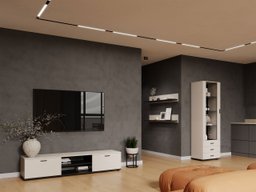 Ensemble de salon Tornola 107 (Cachemire + Noir)