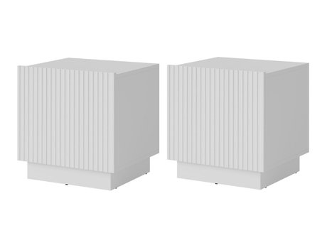 Ensemble de tables de chevet Lingua (Blanc)