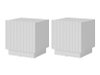 Ensemble de tables de chevet Lingua (Blanc)