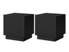 Ensemble de tables de chevet Lusonu 105 (Noir)