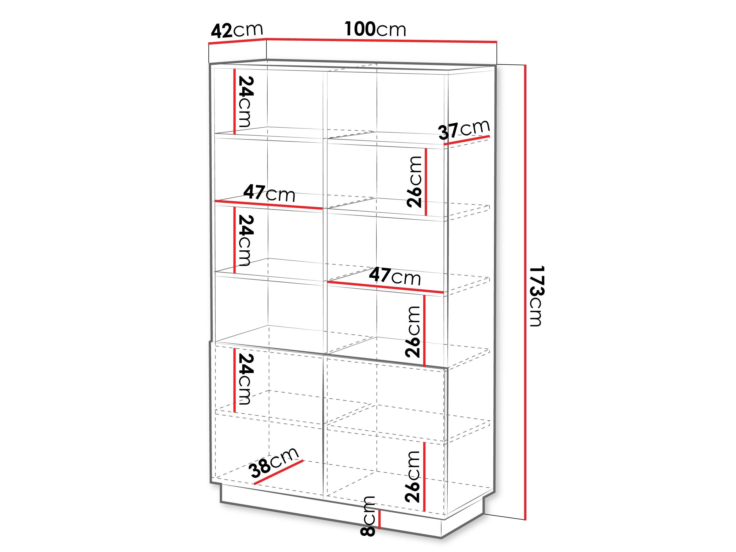 Étagère Lusonu 102 (Blanc)