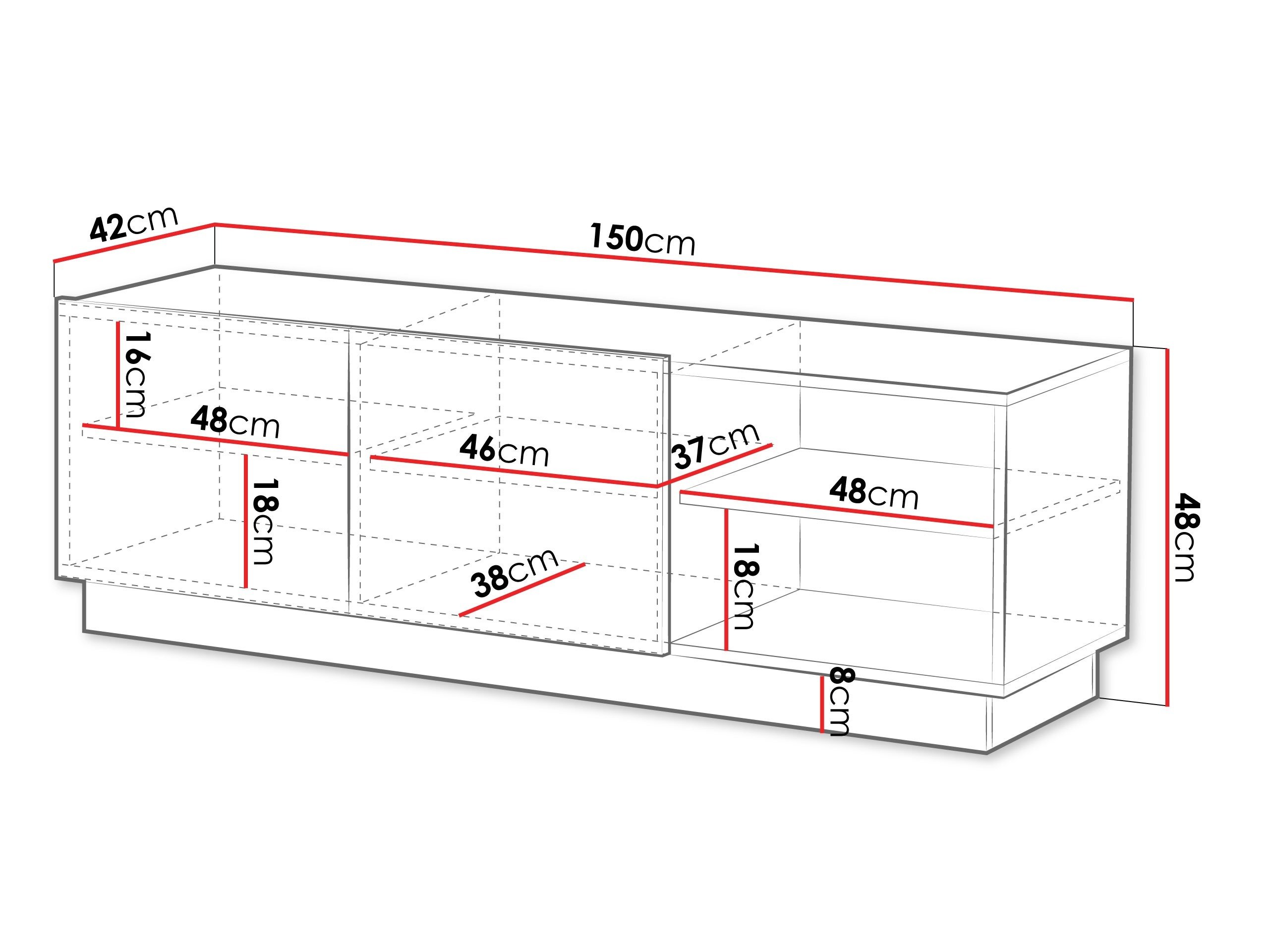 Meuble TV Lingua (Blanc)