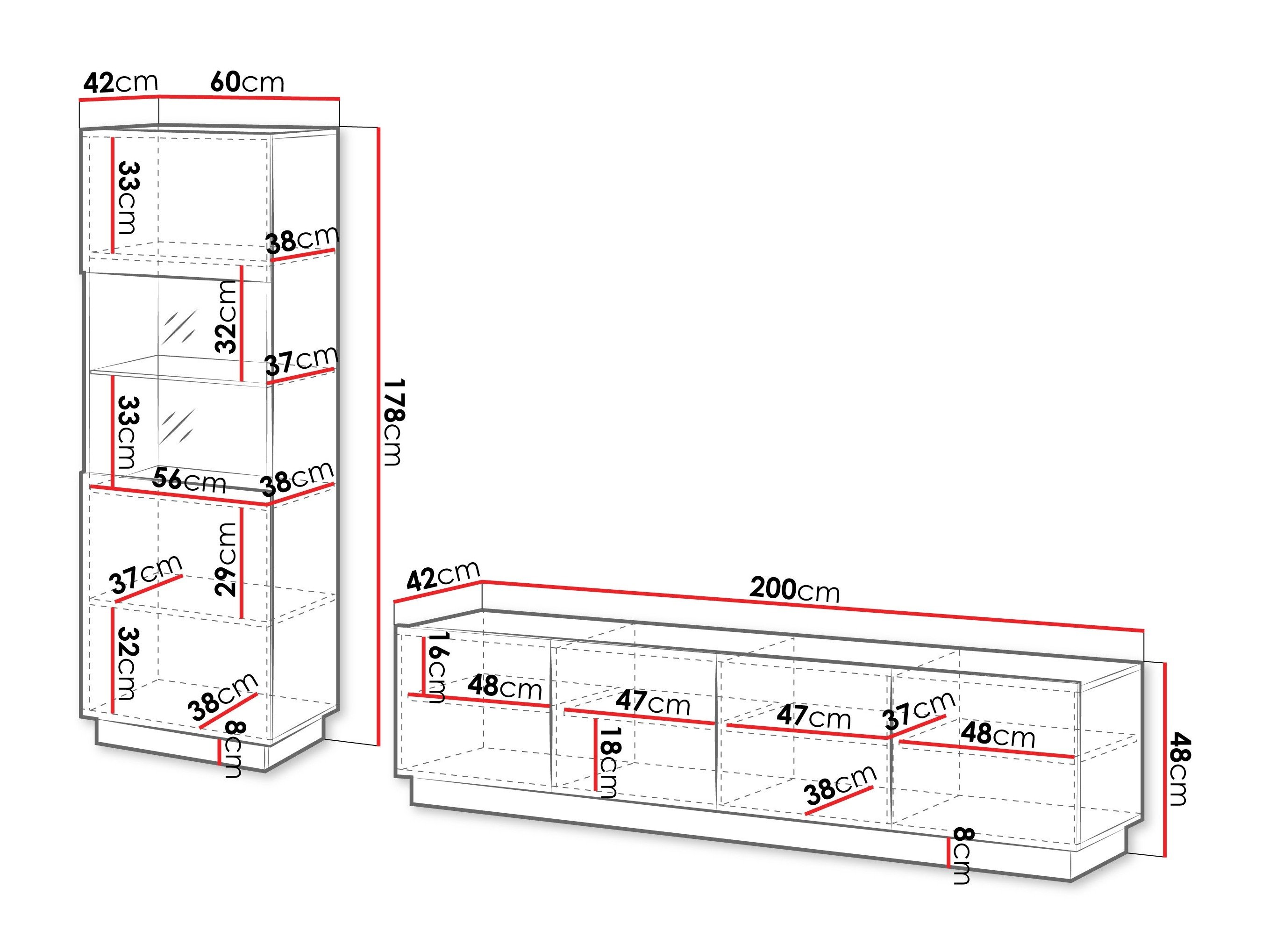 Ensemble de salon Lusonu 107 (Blanc)