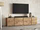 Meuble TV Elbleve 100 (Chêne wotan)