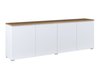 Buffet Baletu 105 (Blanc + Chêne)