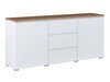 Commode Baletu 106 (Blanc + Chêne)