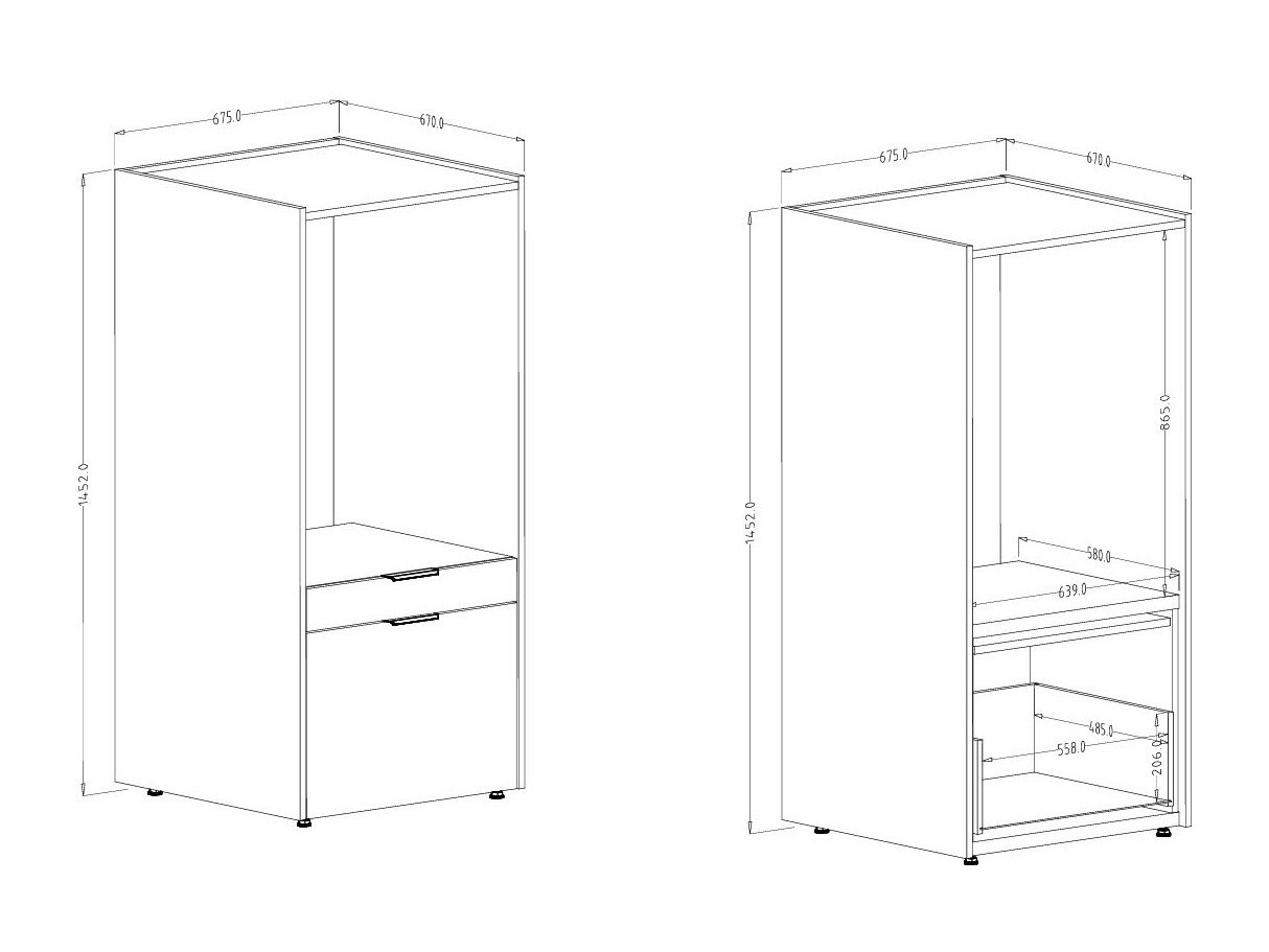 Colonne de salle de bain Austin 376 (Blanc)
