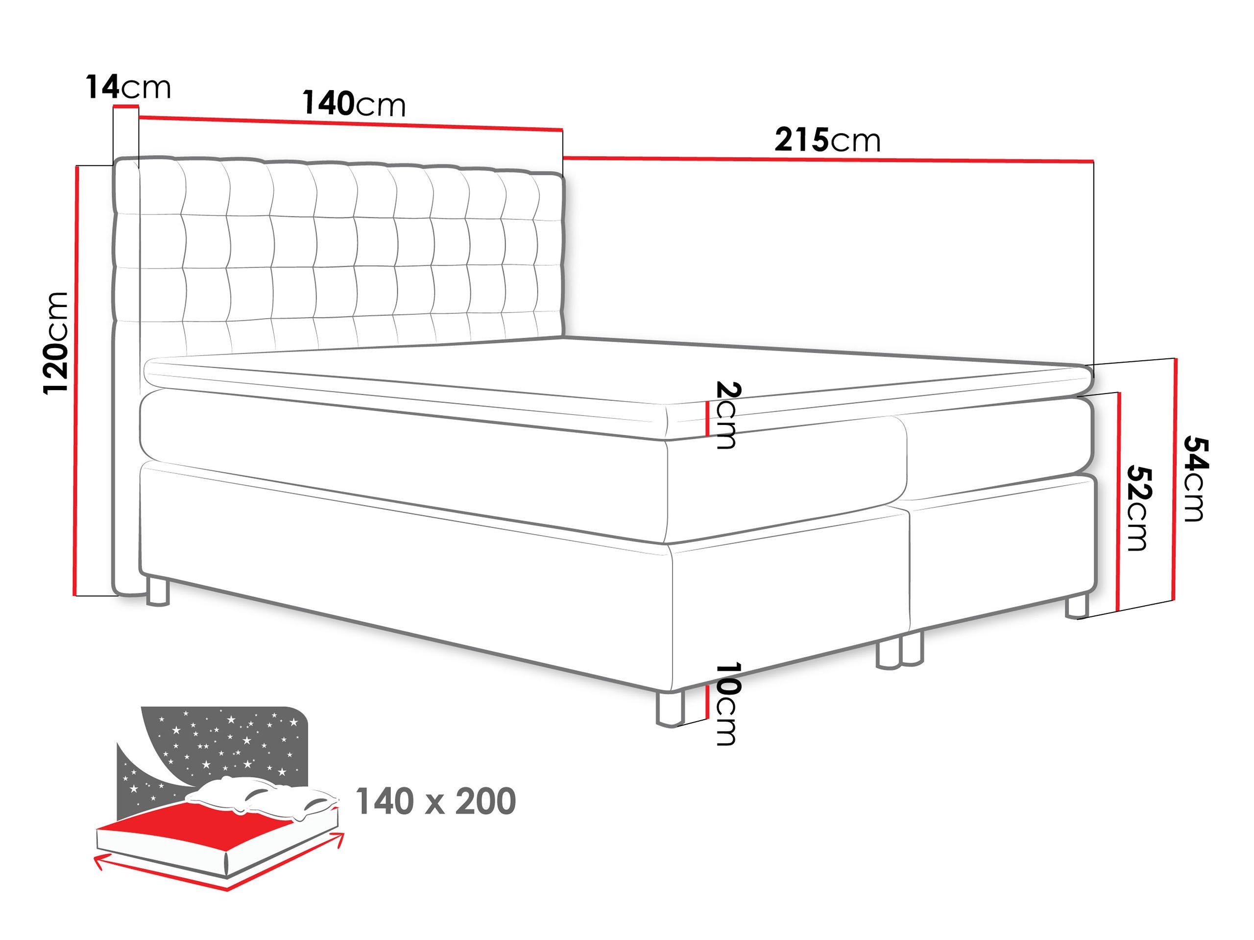 Lit boxspring Signum (Spirit 13)