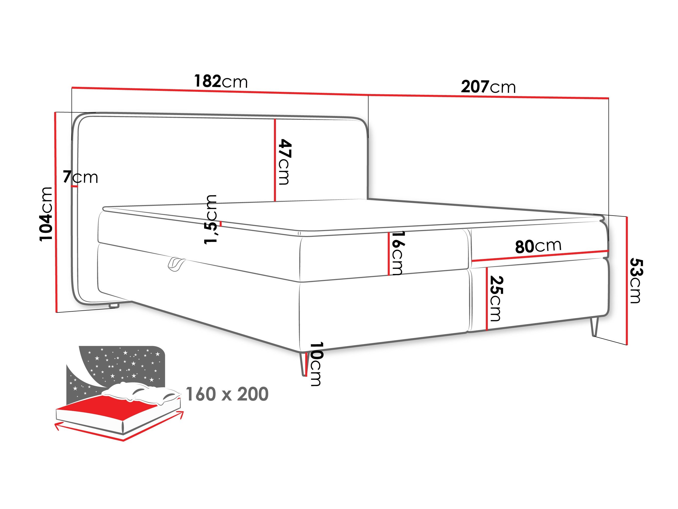 Lit continental Stonecrest 108 (Taro 11)
