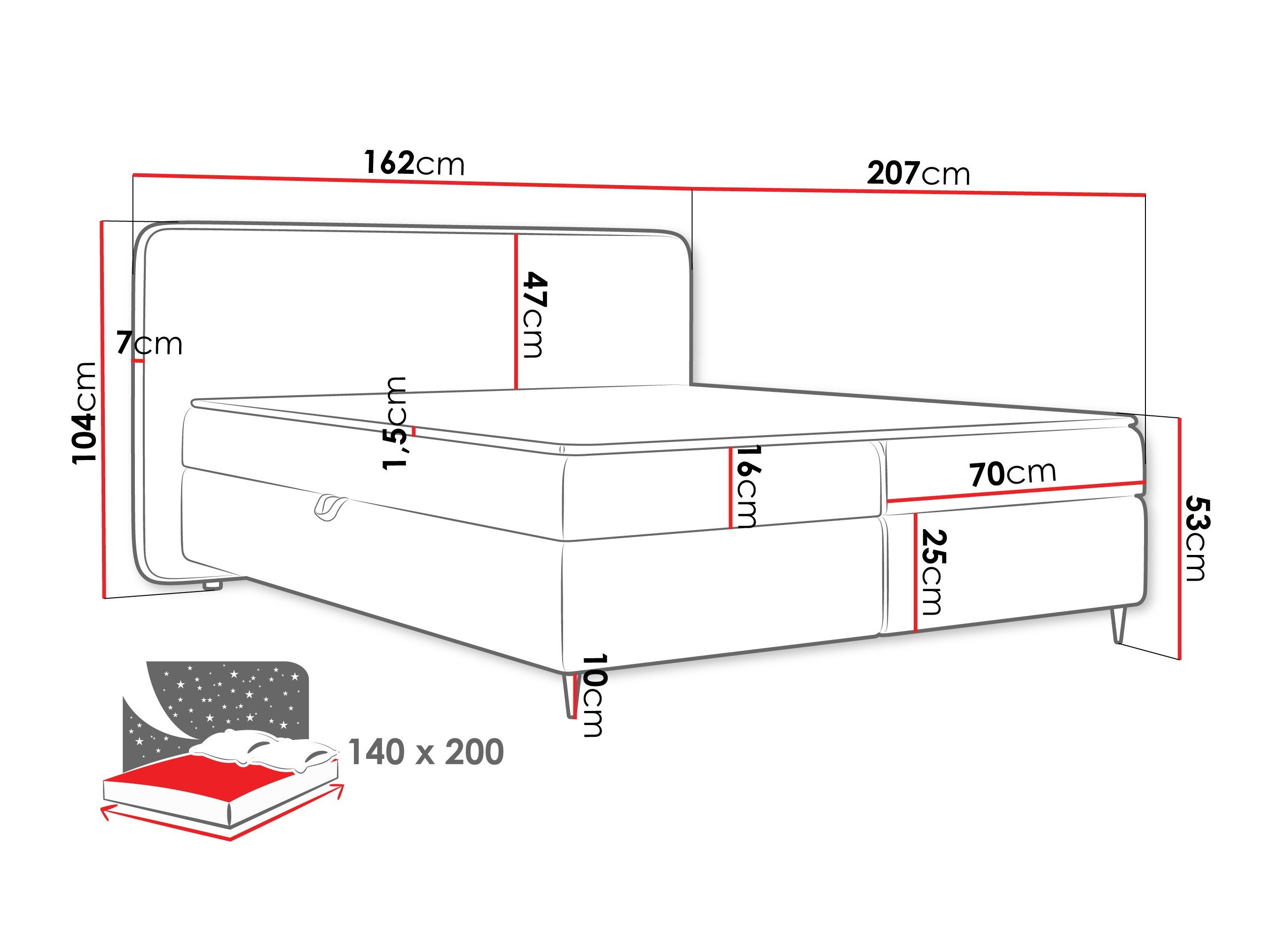Lit continental Stonecrest 108 (Taro 33)