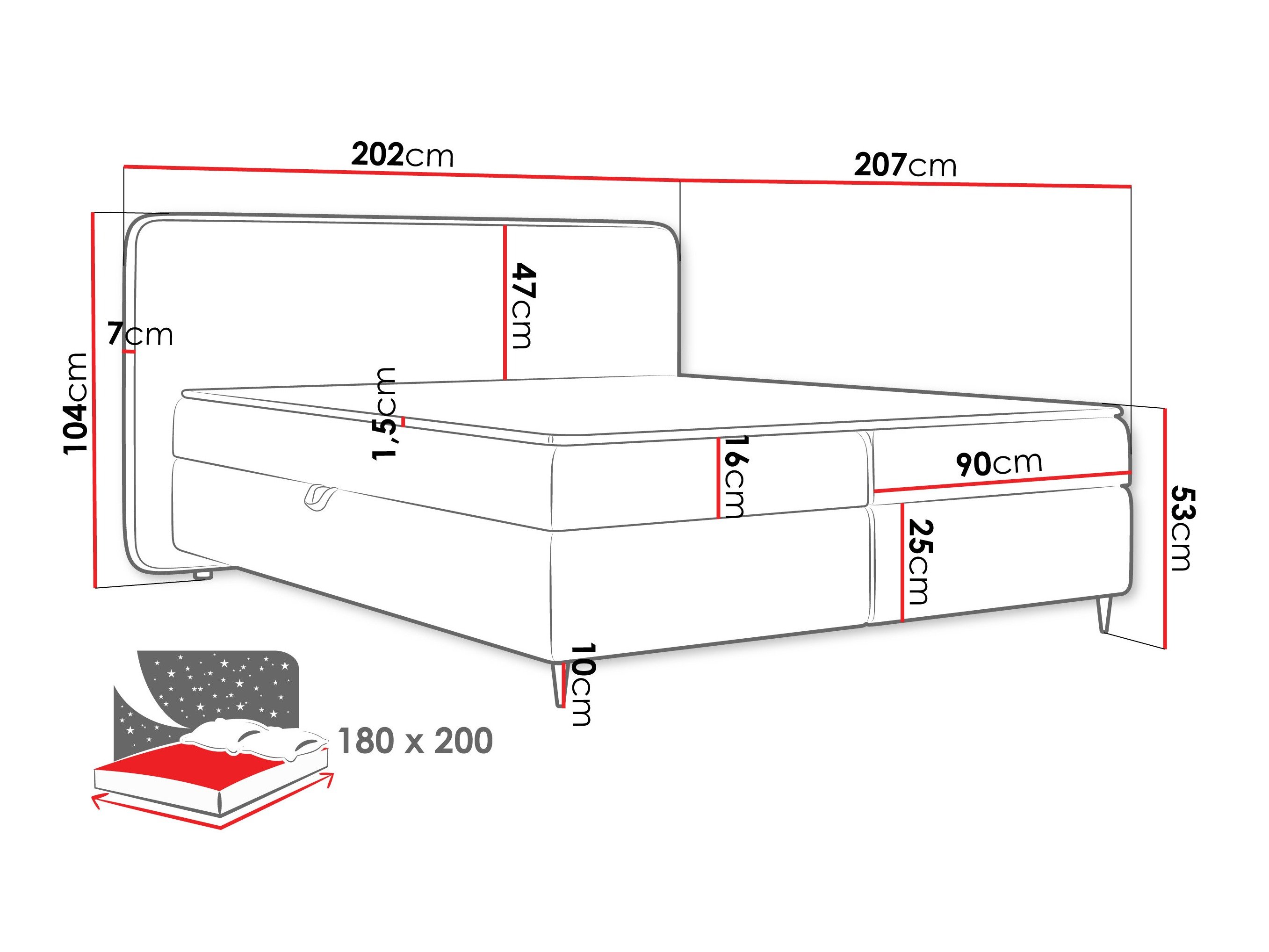 Lit continental Stonecrest 108 (Taro 33)