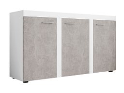 Buffet Univio I (Blanc + Béton)