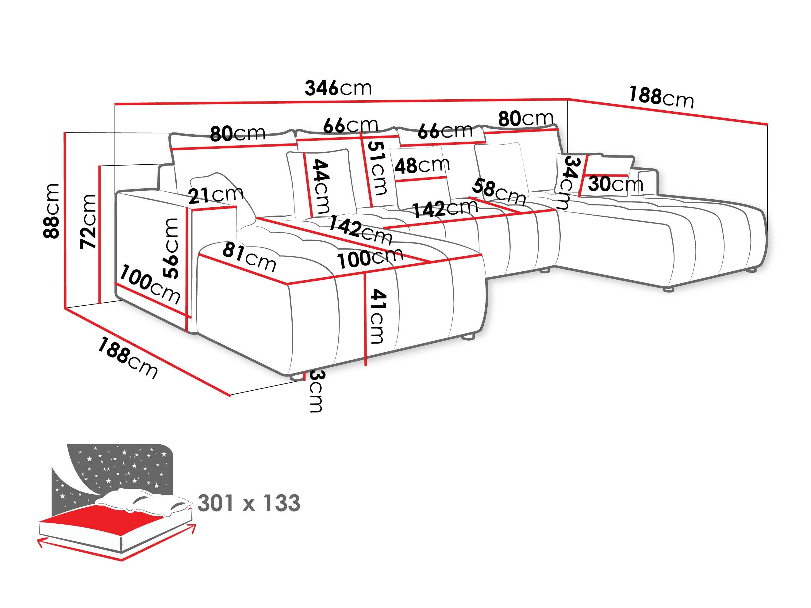 Canapé d'angle Bountiful 105 (Velo 621)