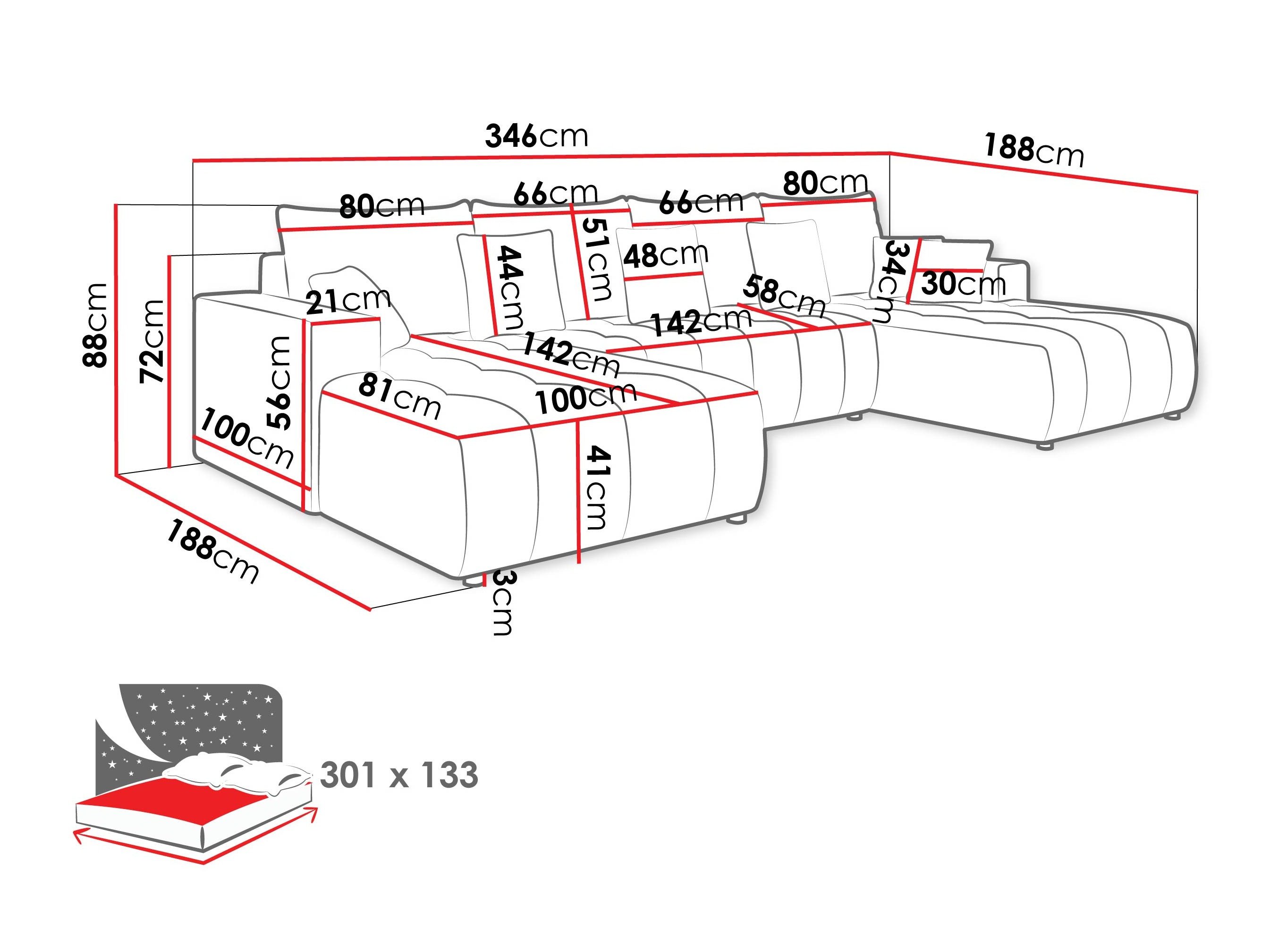 Canapé d'angle Bountiful 105 (Velo 623)